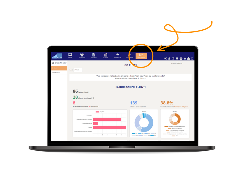 come sapere se i clienti sono solvibili: lo mostra la schermata della piattaforma Go Check 